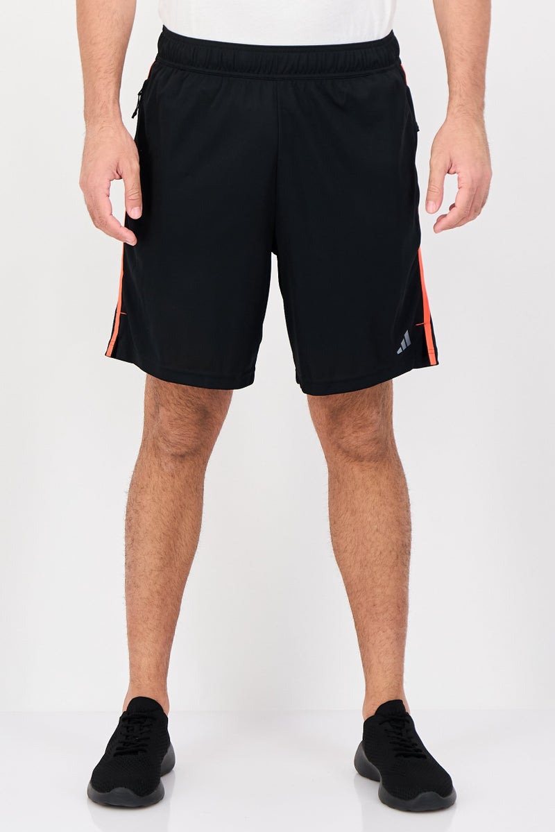 Adidas Men Regular Fit 9 Inseam Training Shorts, Black - Image 1